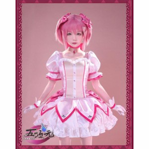 魔法少女まどか☆マギカ　巴マミ　中華　チャイナドレス　コスプレ　ウィッグ追加可ゴスロリ